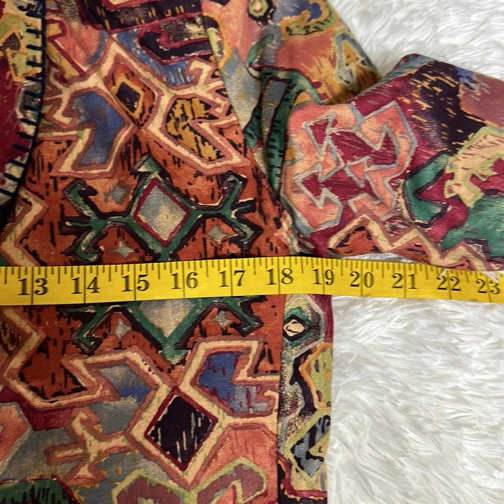 Vintage Rhonda Stark Hand stitched Western Style Crop Jacket - Picture 9 of 10